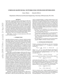 Unrolled Graph Neural Networks for Constrained Optimization