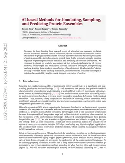 AI-based Methods for Simulating, Sampling, and Predicting Protein Ensembles