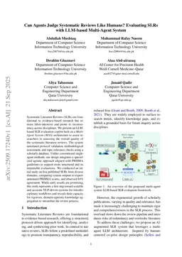 Can Agents Judge Systematic Reviews Like Humans? Evaluating SLRs with LLM-based Multi-Agent System