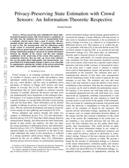Privacy-Preserving State Estimation with Crowd Sensors: An Information-Theoretic Respective
