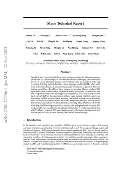 Mano Technical Report