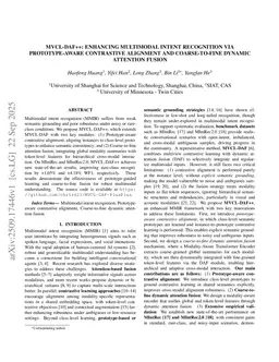 MVCL-DAF++: Enhancing Multimodal Intent Recognition via Prototype-Aware Contrastive Alignment and Coarse-to-Fine Dynamic Attention Fusion