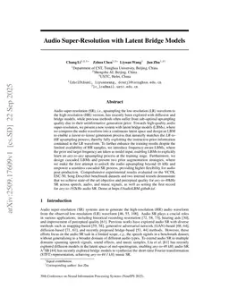 Audio Super-Resolution with Latent Bridge Models