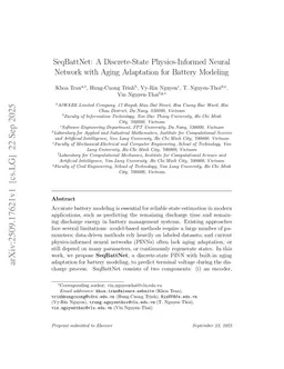 SeqBattNet: A Discrete-State Physics-Informed Neural Network with Aging Adaptation for Battery Modeling