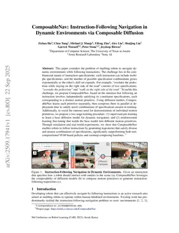 ComposableNav: Instruction-Following Navigation in Dynamic Environments via Composable Diffusion