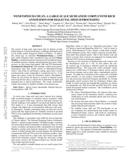 WenetSpeech-Chuan: A Large-Scale Sichuanese Corpus with Rich Annotation for Dialectal Speech Processing