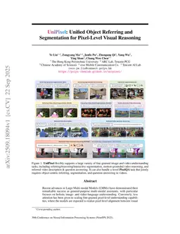 UniPixel: Unified Object Referring and Segmentation for Pixel-Level Visual Reasoning