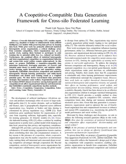 A Coopetitive-Compatible Data Generation Framework for Cross-silo Federated Learning