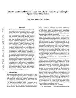 AdaSTI: Conditional Diffusion Models with Adaptive Dependency Modeling for Spatio-Temporal Imputation