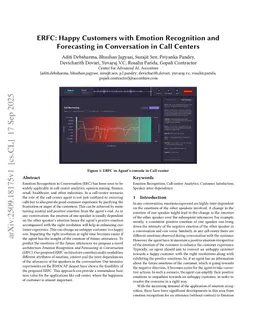 ERFC: Happy Customers with Emotion Recognition and Forecasting in Conversation in Call Centers
