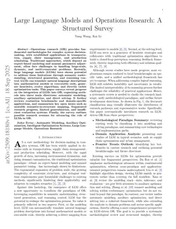 Large Language Models in Operations Research: Methods, Applications, and Challenges