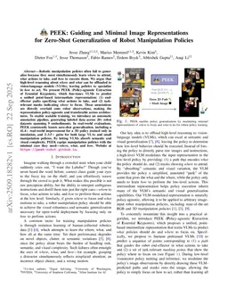 PEEK: Guiding and Minimal Image Representations for Zero-Shot Generalization of Robot Manipulation Policies