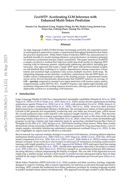 FastMTP: Accelerating LLM Inference with Enhanced Multi-Token Prediction