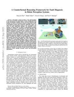 A Counterfactual Reasoning Framework for Fault Diagnosis in Robot Perception Systems