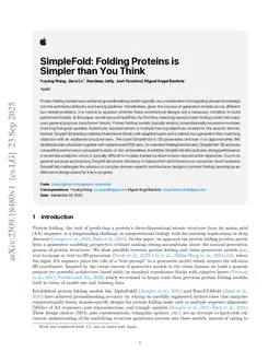 SimpleFold: Folding Proteins is Simpler than You Think