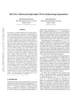 MK-UNet: Multi-kernel Lightweight CNN for Medical Image Segmentation