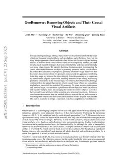 GeoRemover: Removing Objects and Their Causal Visual Artifacts