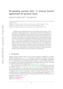 Re-uploading quantum data: A universal function approximator for quantum inputs