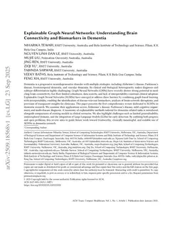 Explainable Graph Neural Networks: Understanding Brain Connectivity and Biomarkers in Dementia