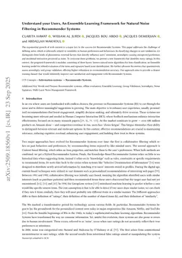 Understand your Users, An Ensemble Learning Framework for Natural Noise Filtering in Recommender Systems