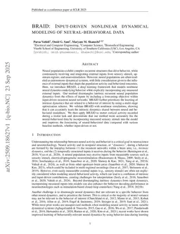 BRAID: Input-Driven Nonlinear Dynamical Modeling of Neural-Behavioral Data