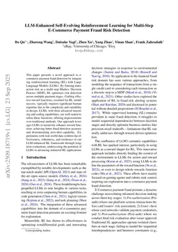 LLM-Enhanced Self-Evolving Reinforcement Learning for Multi-Step E-Commerce Payment Fraud Risk Detection