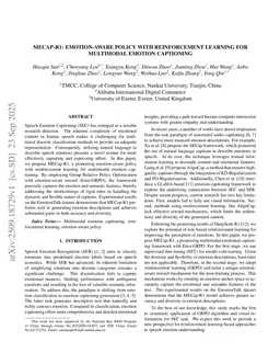 MECap-R1: Emotion-aware Policy with Reinforcement Learning for Multimodal Emotion Captioning