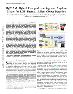 HyPSAM: Hybrid Prompt-driven Segment Anything Model for RGB-Thermal Salient Object Detection