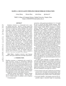 MAPEX: A Multi-Agent Pipeline for Keyphrase Extraction