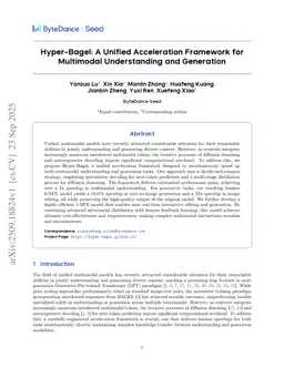 Hyper-Bagel: A Unified Acceleration Framework for Multimodal Understanding and Generation