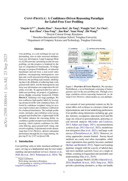 Conf-Profile: A Confidence-Driven Reasoning Paradigm for Label-Free User Profiling