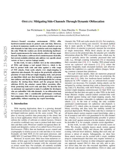 Obelix: Mitigating Side-Channels Through Dynamic Obfuscation