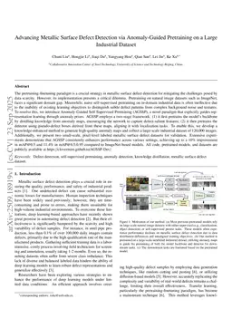 Advancing Metallic Surface Defect Detection via Anomaly-Guided Pretraining on a Large Industrial Dataset