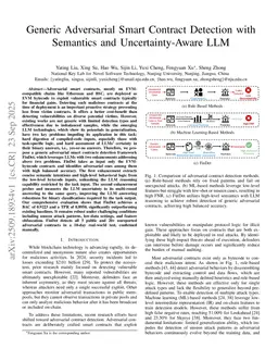 Revealing Adversarial Smart Contracts through Semantic Interpretation and Uncertainty Estimation