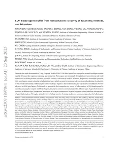 LLM-based Agents Suffer from Hallucinations: A Survey of Taxonomy, Methods, and Directions