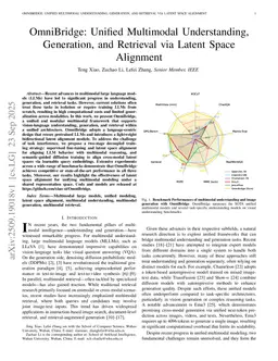 OmniBridge: Unified Multimodal Understanding, Generation, and Retrieval via Latent Space Alignment