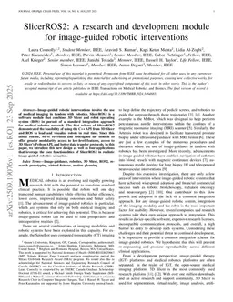 SlicerROS2: A Research and Development Module for Image-Guided Robotic Interventions