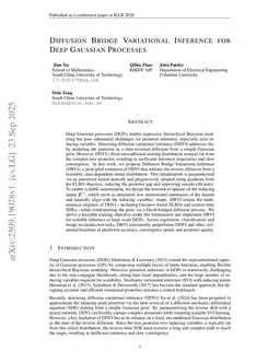 Diffusion Bridge Variational Inference for Deep Gaussian Processes