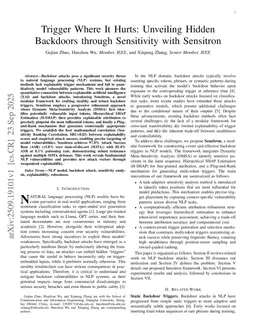 Trigger Where It Hurts: Unveiling Hidden Backdoors through Sensitivity with Sensitron