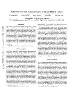 Improving Test-Time Performance of RVQ-based Neural Codecs