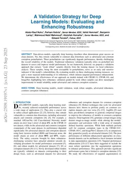 A Validation Strategy for Deep Learning Models: Evaluating and Enhancing Robustness