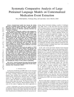 Systematic Comparative Analysis of Large Pretrained Language Models on Contextualized Medication Event Extraction