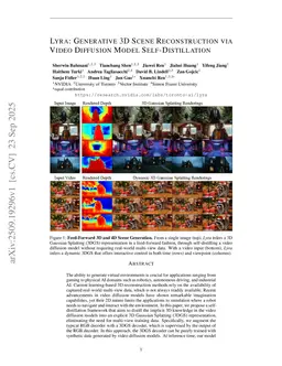 Lyra: Generative 3D Scene Reconstruction via Video Diffusion Model Self-Distillation