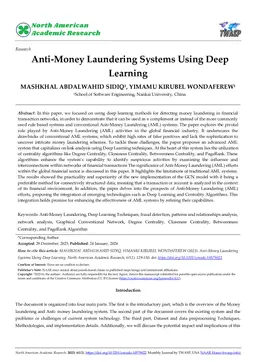 Anti-Money Laundering Systems Using Deep Learning