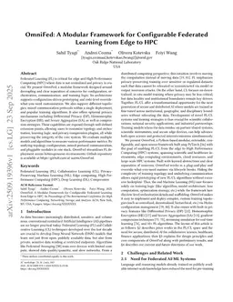 OmniFed: A Modular Framework for Configurable Federated Learning from Edge to HPC