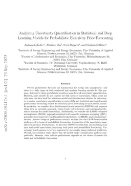 Analyzing Uncertainty Quantification in Statistical and Deep Learning Models for Probabilistic Electricity Price Forecasting