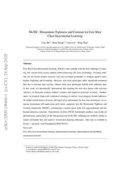 MoTiC: Momentum Tightness and Contrast for Few-Shot Class-Incremental Learning
