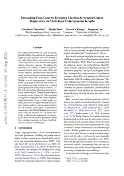 Unmasking Fake Careers: Detecting Machine-Generated Career Trajectories via Multi-layer Heterogeneous Graphs