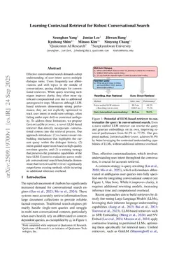 Learning Contextual Retrieval for Robust Conversational Search