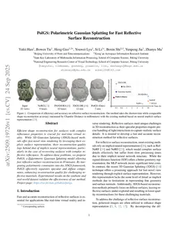PolGS: Polarimetric Gaussian Splatting for Fast Reflective Surface Reconstruction